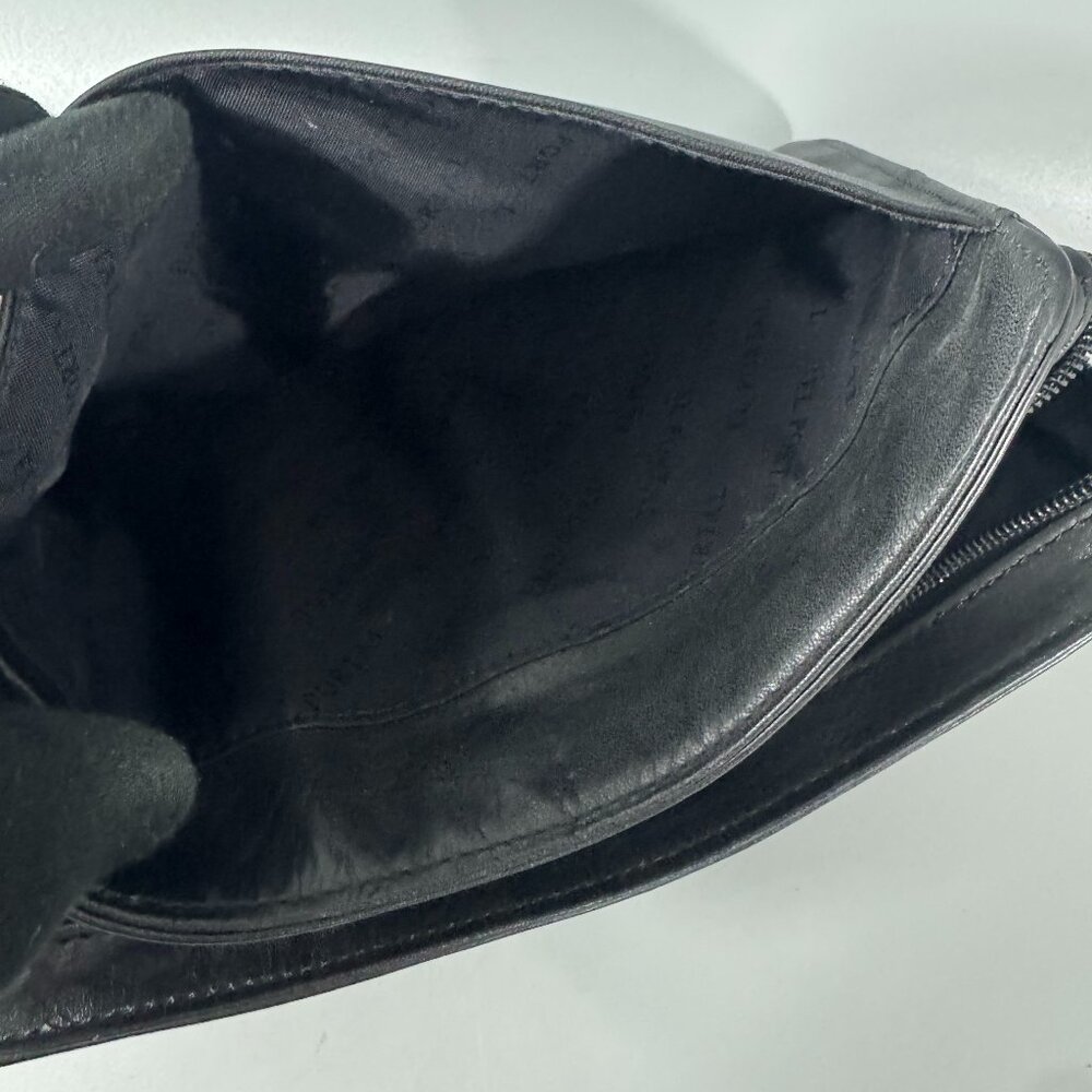 El Portal Black Leather Men's Wristlet Bag/Organizer - Picture 13 of 13